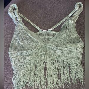 Green Jonathan Simkhai top